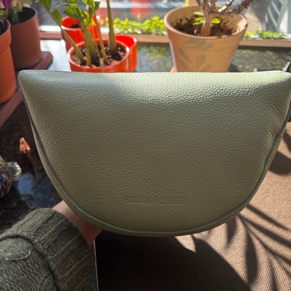 Portland Leather Pistachio Medium Koala Sling Bag - Picture 5 of 11